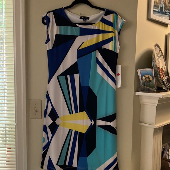 NWT. TRIBAL SHIFT DRESS - Picture 1 of 10